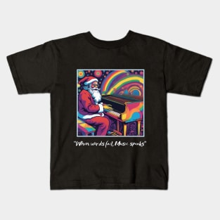 Christmas Piano Kids T-Shirt